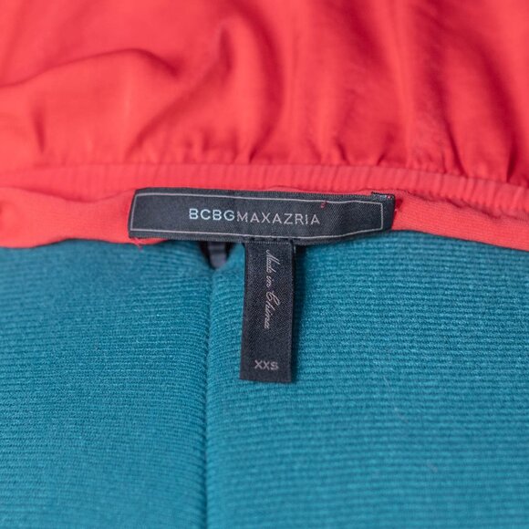 BCBGMAXAZRIA Strapless Ruffle-Top Red Berry Dress – Size XXS – Mini Dress - Picture 7 of 7